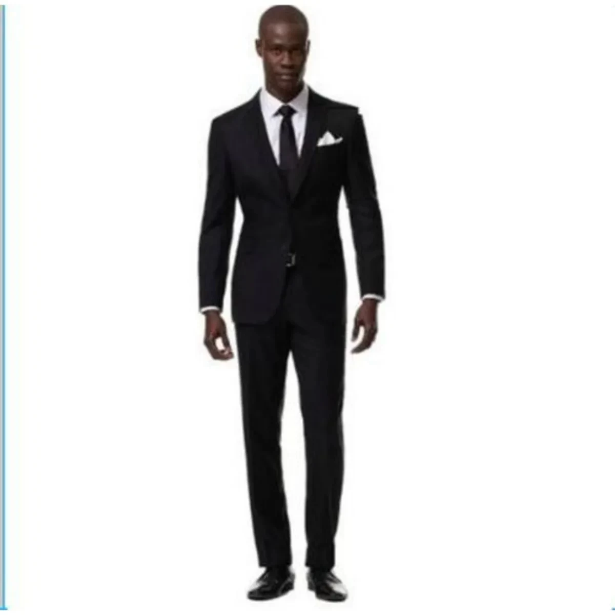 All black suit